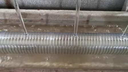 Tuyau de qualité tressé en fil d'acier résistant à l'abrasion d'huile en caoutchouc de tuyau d'air de PVC